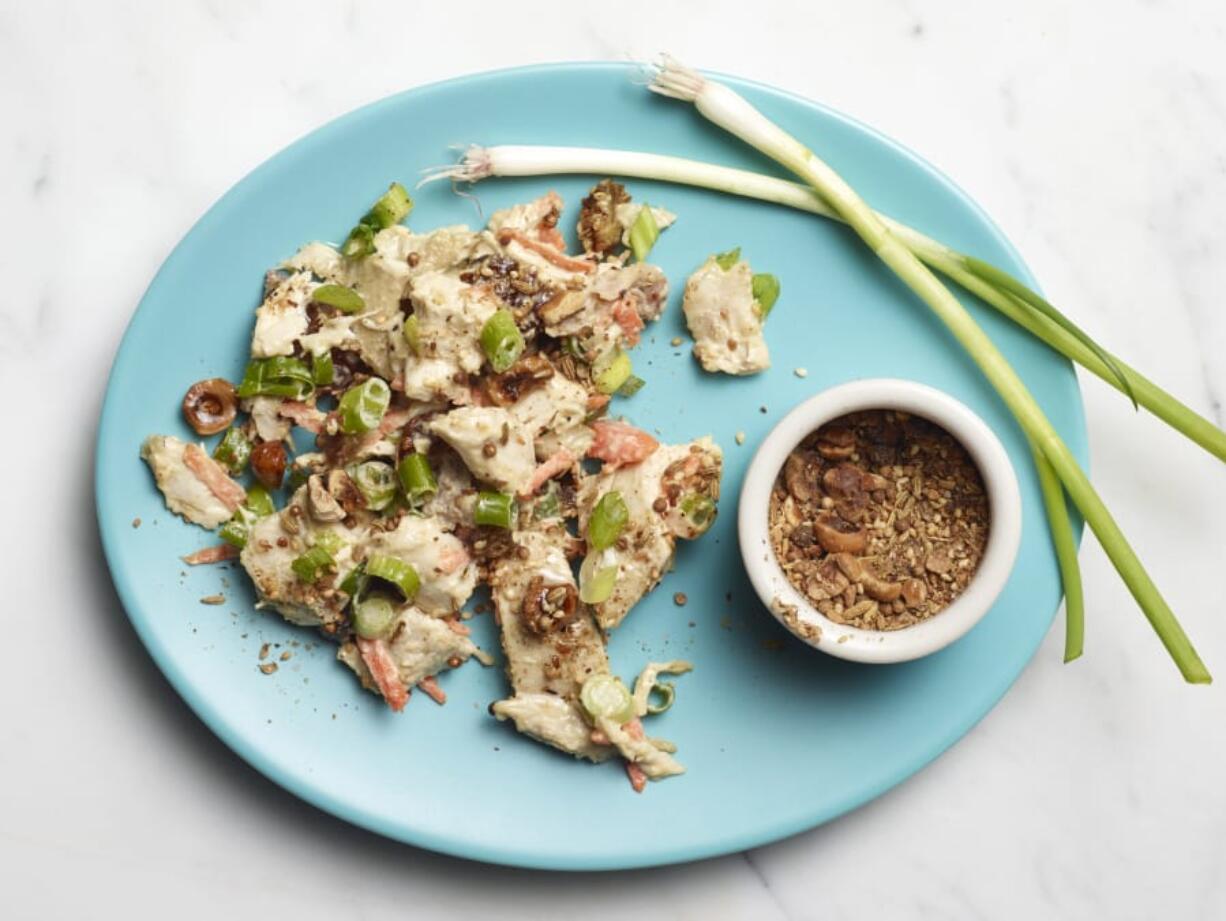 Chicken Salad With a Tahini-Mayo Dressing Renee Comet/The Washington Post