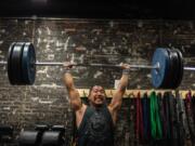 Tyler Downing, who has been doing Crossfit for four years, works out at Crossfit DC, a fitness movement sweeping the nation.