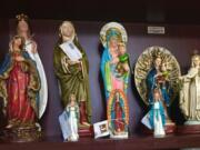 Statues of saints are among the items sold at the gift shop in St. Anthony of Padua Catholic Church in Falls Church, Va.