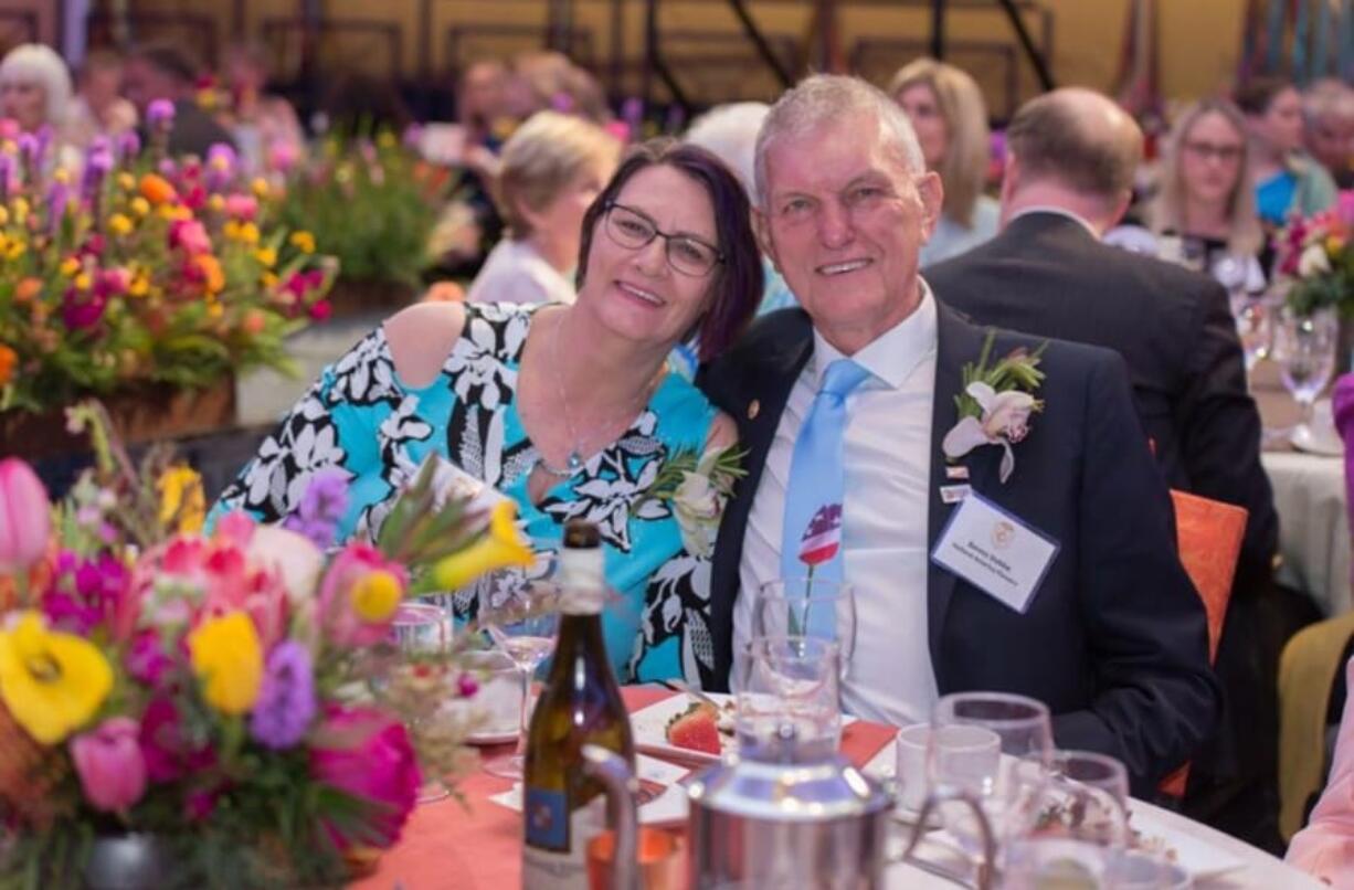 Woodland: Klazina and Benno Dobbe of Holland America Flowers at the First Lady’s Luncheon in Washington D.C.