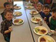 Washougal: Hathaway Elementary School students raised the most of any class in the school’s fundraiser for the Leukemia & Lymphoma Society, and received an Olive Garden lunch to celebrate.