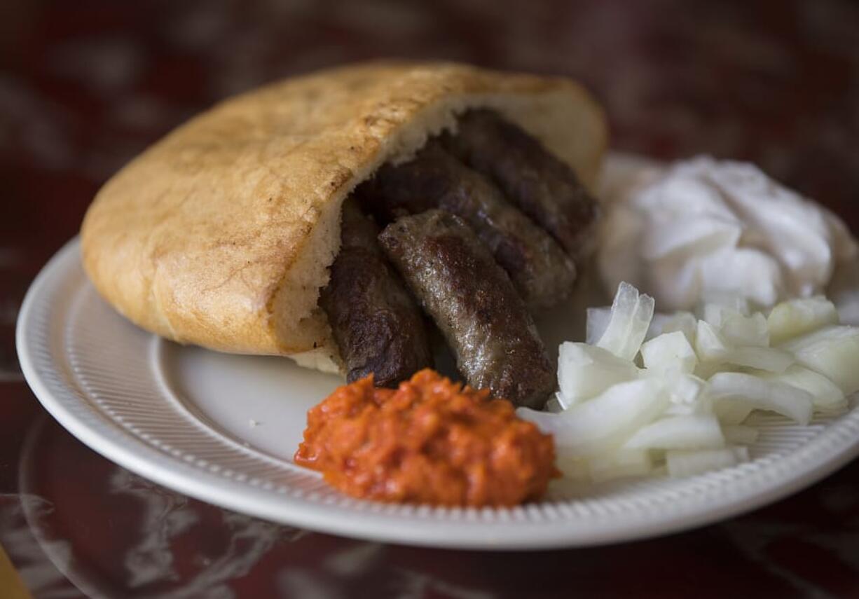 The Cevapi at Bosnia Restaurant in Vancouver.