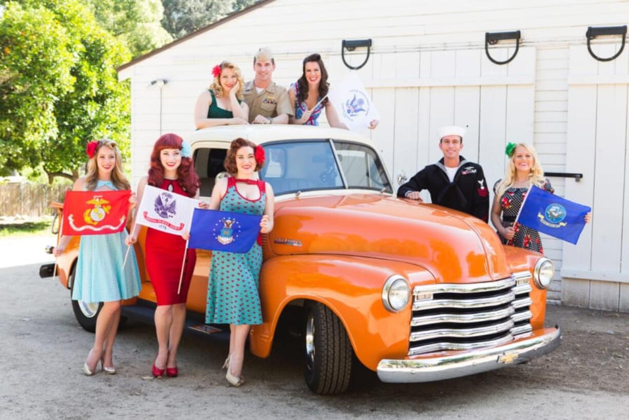 “Pin-Ups on Tour,” a vintage traveling show based in Hollywood, comes to the American Legion Post 176 in Salmon Creek on Saturday night.