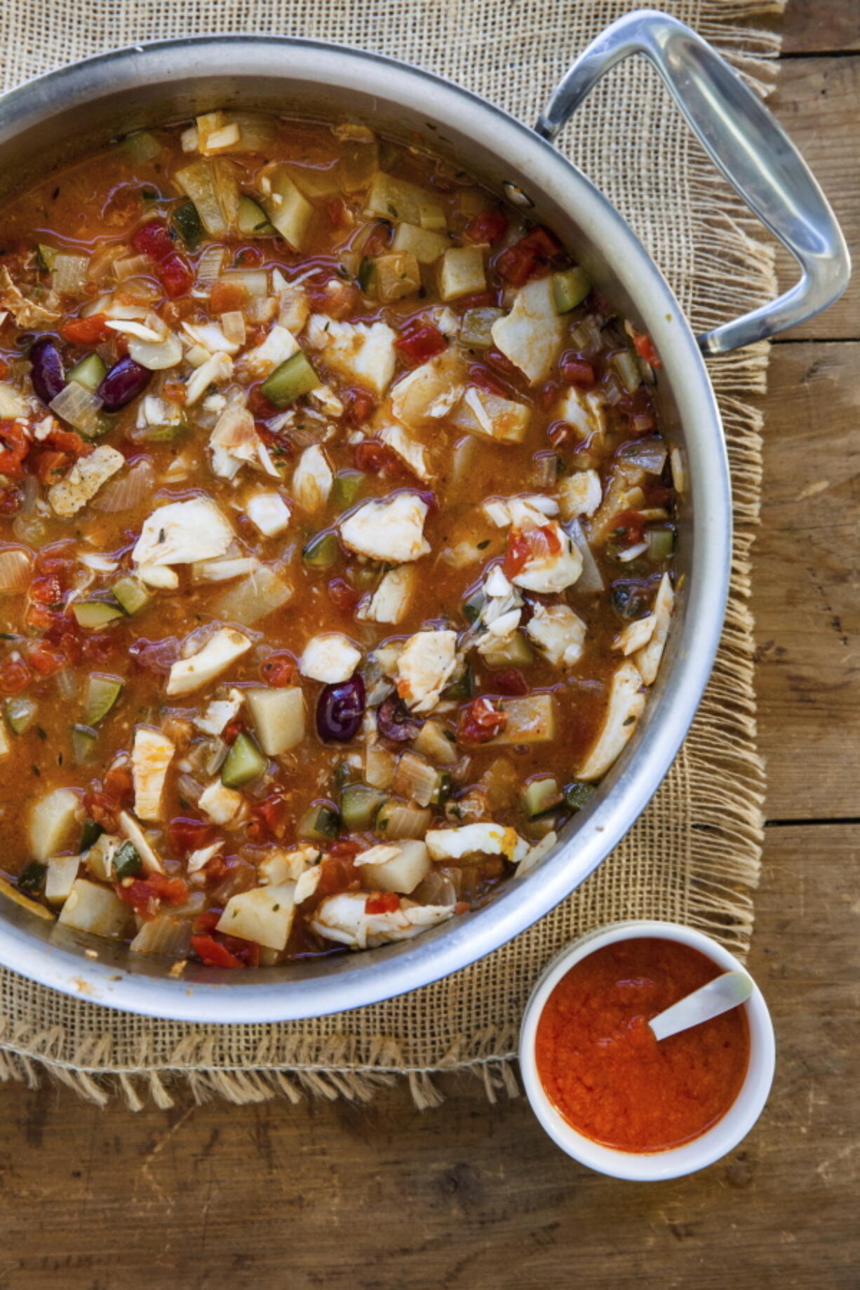 A Provencal fish stew.