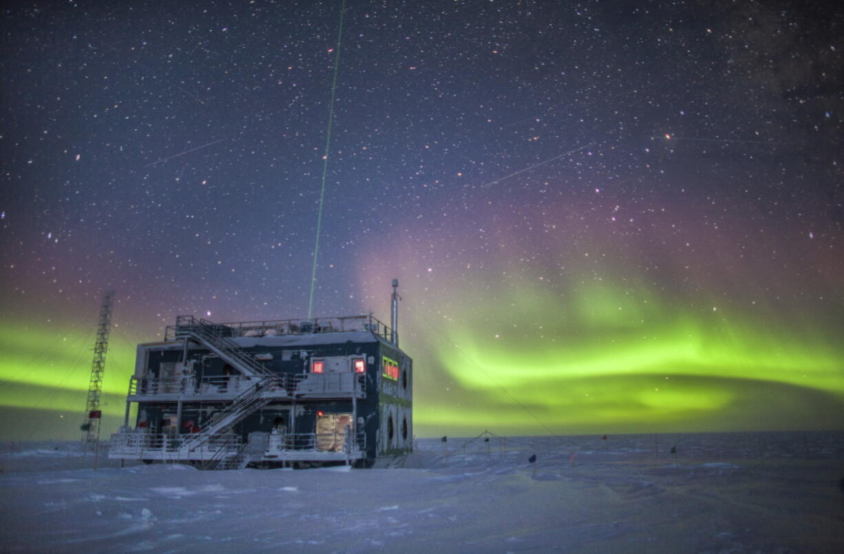 This undated photo provided by NOAA in May 2018 shows aurora australis near the South Pole Atmospheric Research Observatory in Antarctica. When a hole in the ozone formed over Antarctica, countries around the world in 1987 agreed to phase out several types of ozone-depleting chemicals called chlorofluorocarbons (CFCs). Production was banned, emissions fell and the hole shriveled. But according to a study released on Wednesday, May 16, 2018, scientists say since 2013, there’s more of a banned CFC going into the atmosphere.