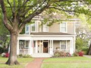 A house is shown in April in the Carriage District neighborhood of Corsicana, Texas, where a new event called the Corsicana Porchfest & Crafternoon is June 9.