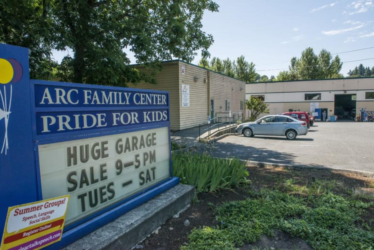 The exterior of The Arc of Southwest Washington is seen here on Friday morning, on June 29, 2018.