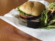 The Mad Hatter sandwich is one of the offerings at 54-40 Brewing Company.