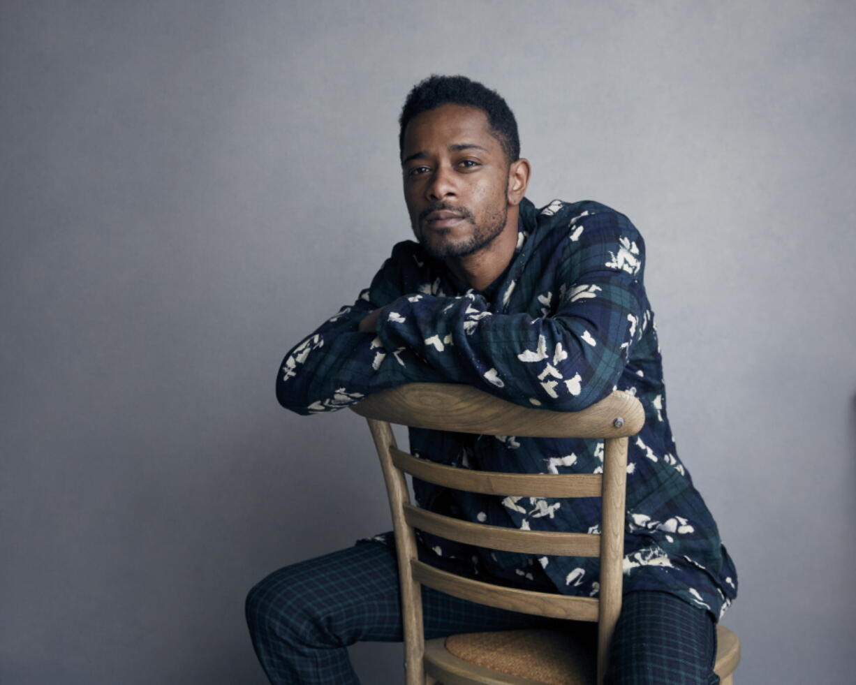 Actor Lakeith Stanfield poses for a portrait Jan. 21 to promote the film “Sorry To Bother You,” in Park City, Utah. The film opened nationwide Friday.