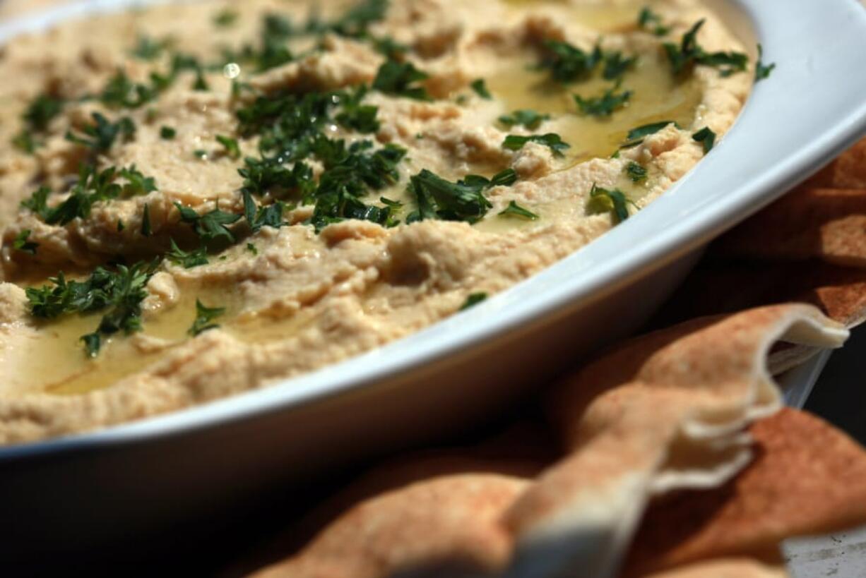 Hummus is a healthful option to snack wisely.