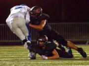 Samuel Wilson/for The Columbian Camas senior Shane Jamison, top, says preparation is key for the Papermakers to return to the state championship level of 2016.