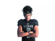 Union High School receiver and cornerback Darien Chase (Nathan Howard/The Columbian)