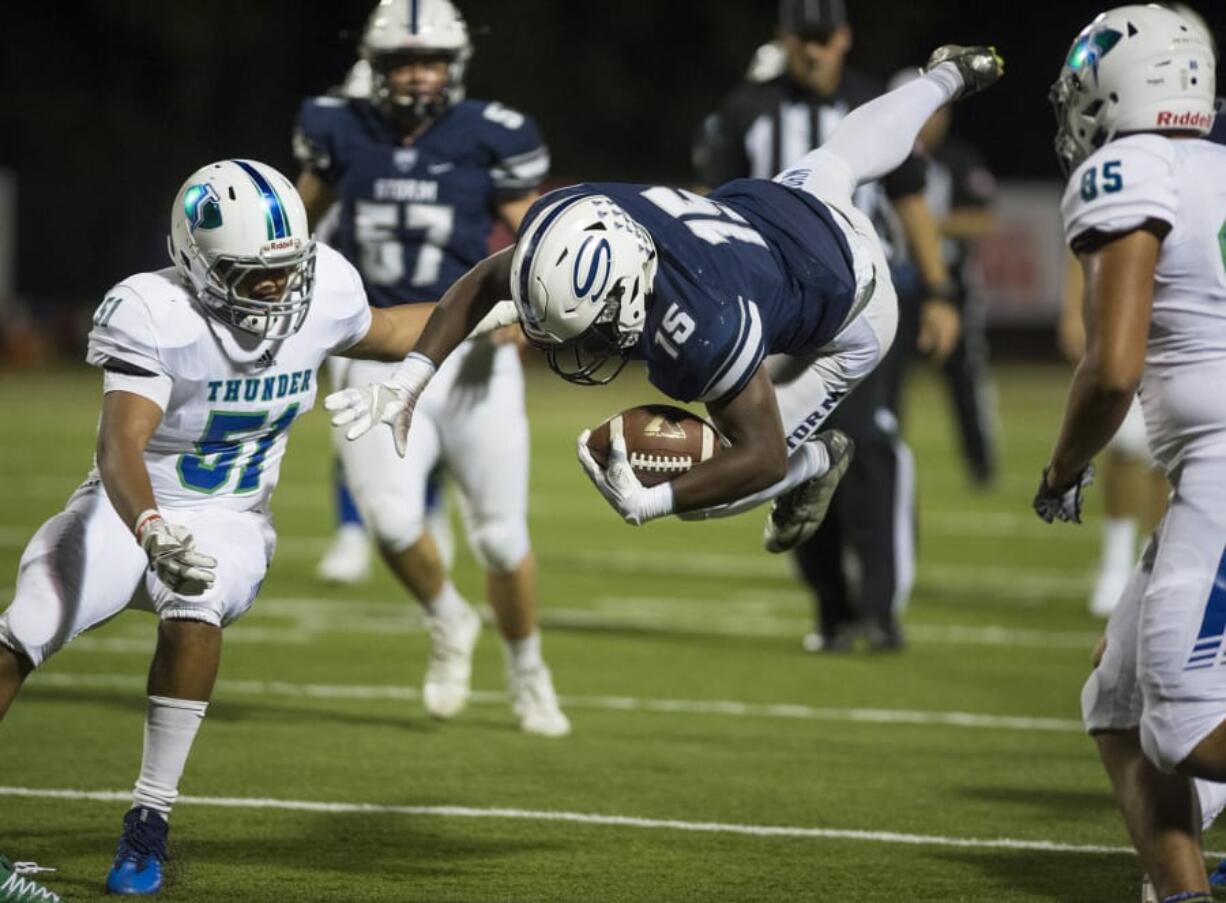 FILEs/The Columbian Jalynnee McGee (15) is Skyview’s only returning starter. The junior is optimistic after seeing offseason improvement among players.