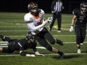 Washougal’s Jakob Davis (7) had 156 receiving yards and two touchdowns last season at tight end. He will move to wide receiver.