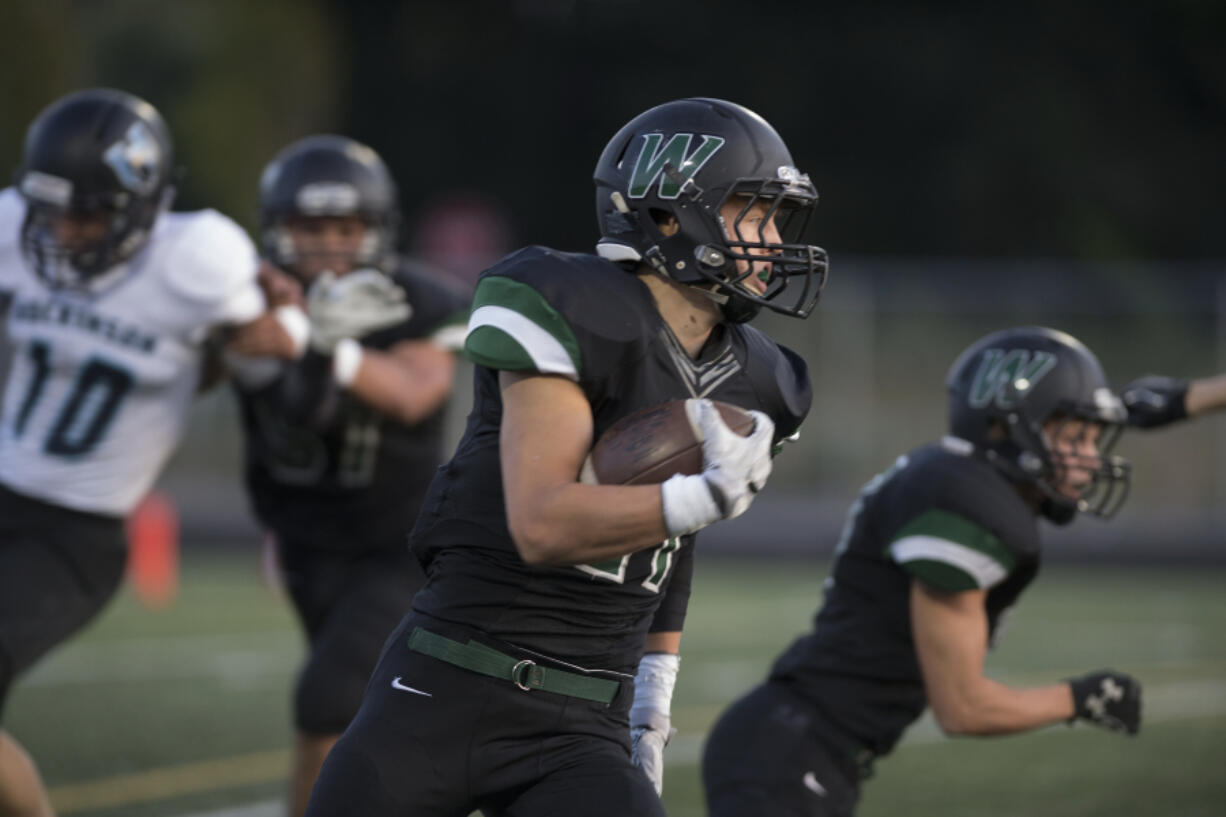 Tyler Flanagan surprised Woodland coaches this spring with how quickly he has become a proficient passer.