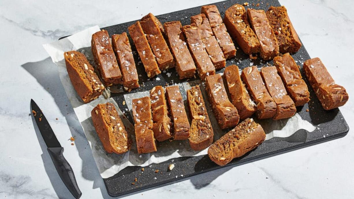 Salted Honey Bars With Thyme. (Photo for The Washington Post by Tom McCorkle.