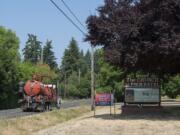 Although the part of state Highway 500 that runs through Proebstel still has a rural feel, its traffic has steadily become more urban.