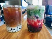 Princess Layer and Boba Fett boba tea from River Maiden.