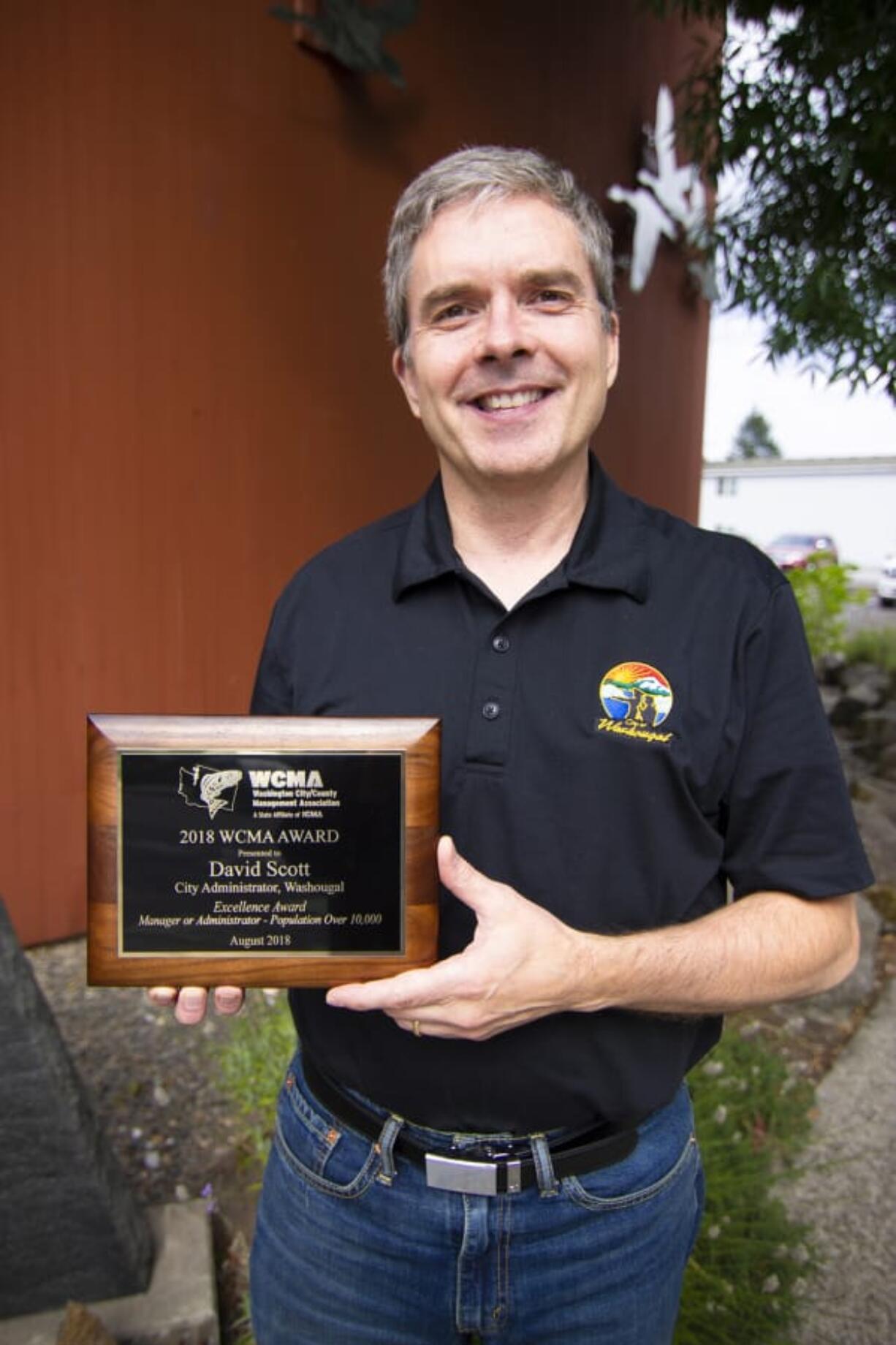 Washougal: David Scott, Washougal city administrator, earned the Excellence Award for Managers or Administrators by the Washington City/County Management Association.