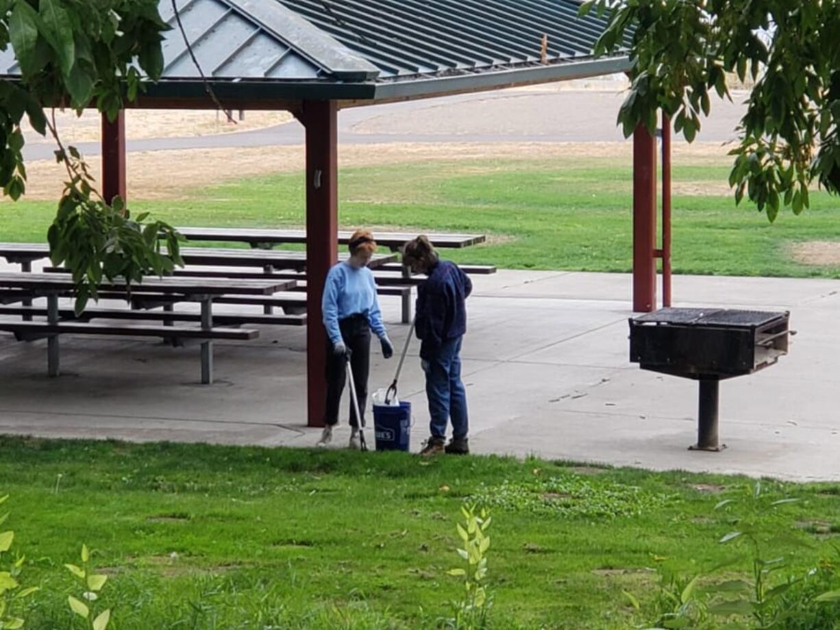 Fruit Valley: During the third of Clark County Parks’ Frenchman’s Bar Summer Beach Cleanup Series, 28 volunteers picked up 25 bags of trash and recycling.