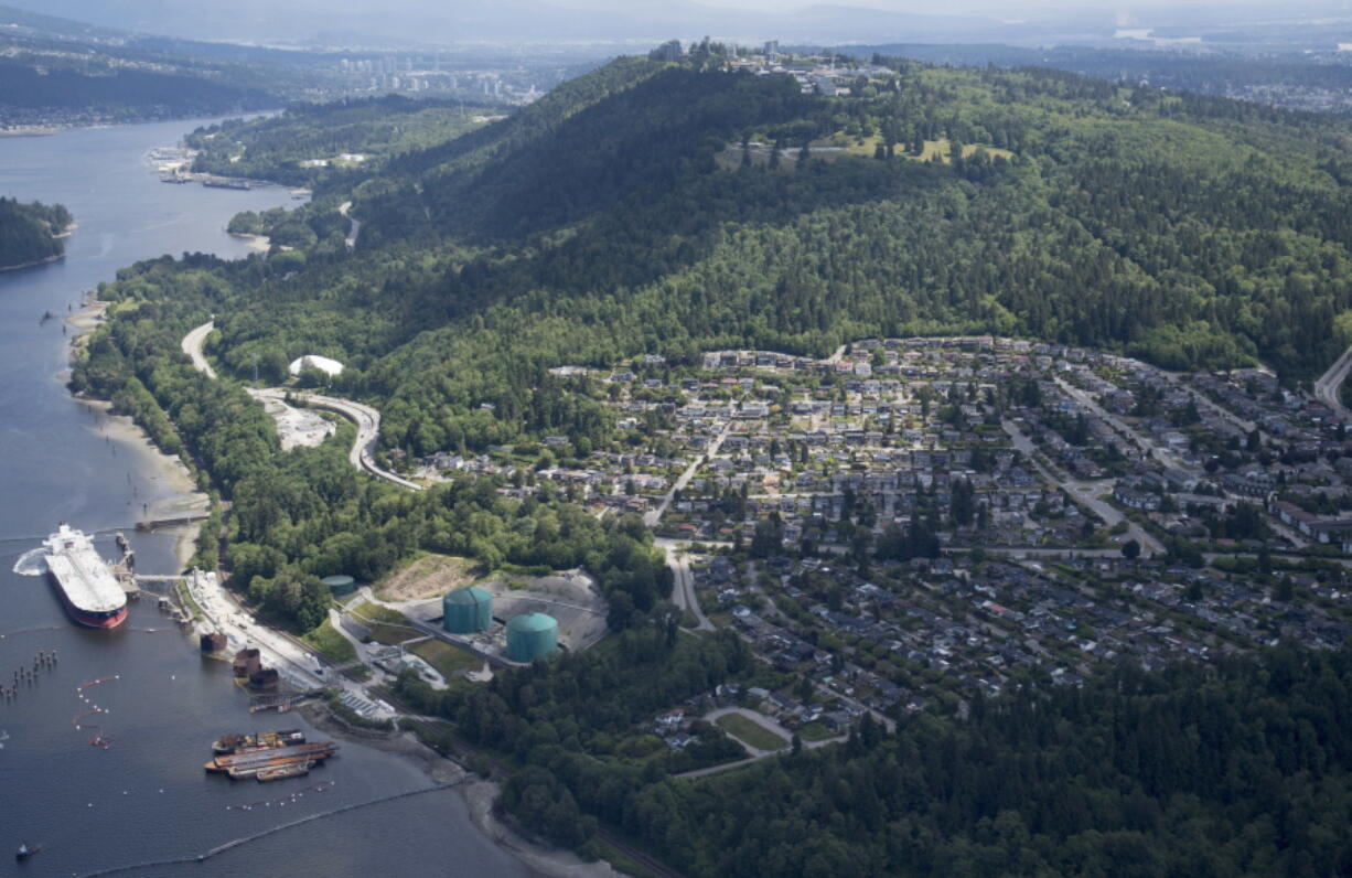 Kinder Morgan’s Trans Mountain marine terminal is pictured May 29, 218, in Burnaby, B.C. Canada’s Federal Court of Appeal on Thursday quashed the approval of the contentious Trans Mountain pipeline expansion that would nearly triple the flow of oil from the Alberta oil sands to the Pacific Coast.