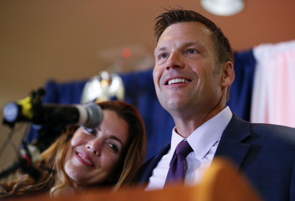 Kris Kobach Republican candidate for Kansas governor