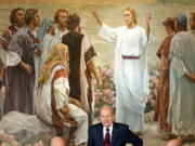 President Russell M. Nelson looks on following a news conference, in Salt Lake City on Jan. 16. The president of the Mormon church is asking people to refrain from using “Mormon” or “LDS” as a substitute for the full name of the religion: The Church of Jesus Christ of Latter-day Saints.