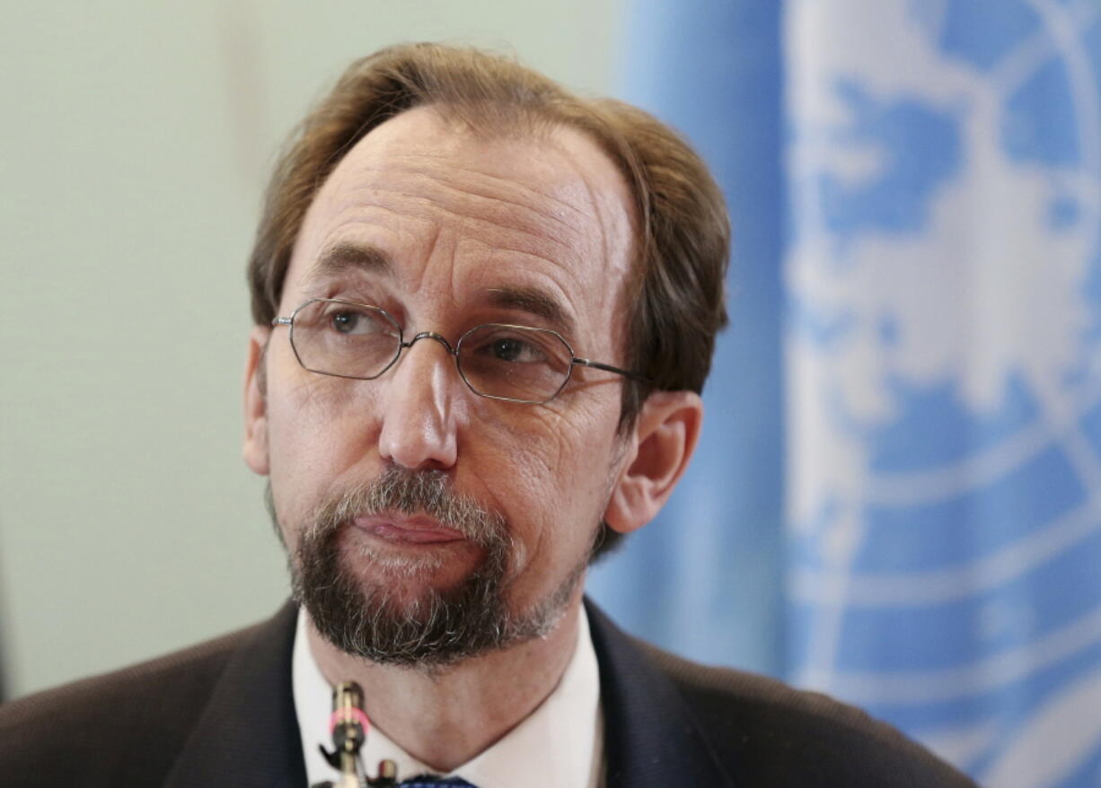 U.N. human rights chief Zeid Ra’ad al-Hussein pauses during a press conference in Jakarta, Indonesia. Zeid defended his outspoken criticism of rights abuses in dozens of countries from Myanmar and Hungary to the United States on Thursday, Aug. 2, 2018, insisting that his office doesn’t “bring shame on governments, they shame themselves.” Zeid stressed at a farewell press conference at U.N.