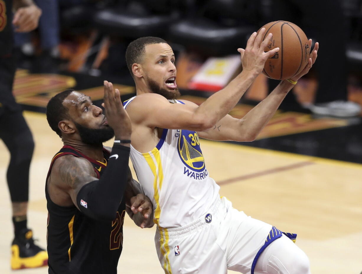 Golden State Warriors’ Stephen Curry can only imagine the intensity level of the Lakers-Warriors rivalry now that LeBron James has landed in L.A.