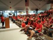 Battle Ground teachers voted overwhelmingly Wednesday to strike if a contract settlement cannot be reached with Battle Ground Public Schools before school starts.