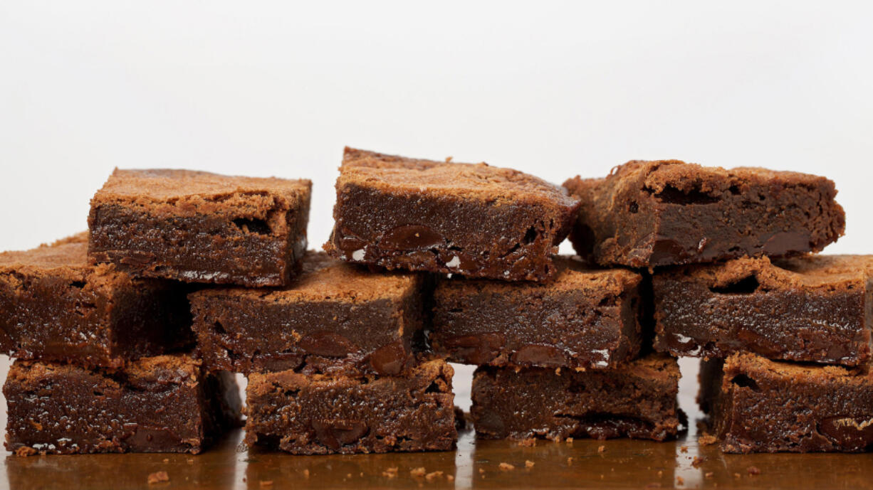 Fudgy Flourless Brownies Deb Lindsey for The Washington Post