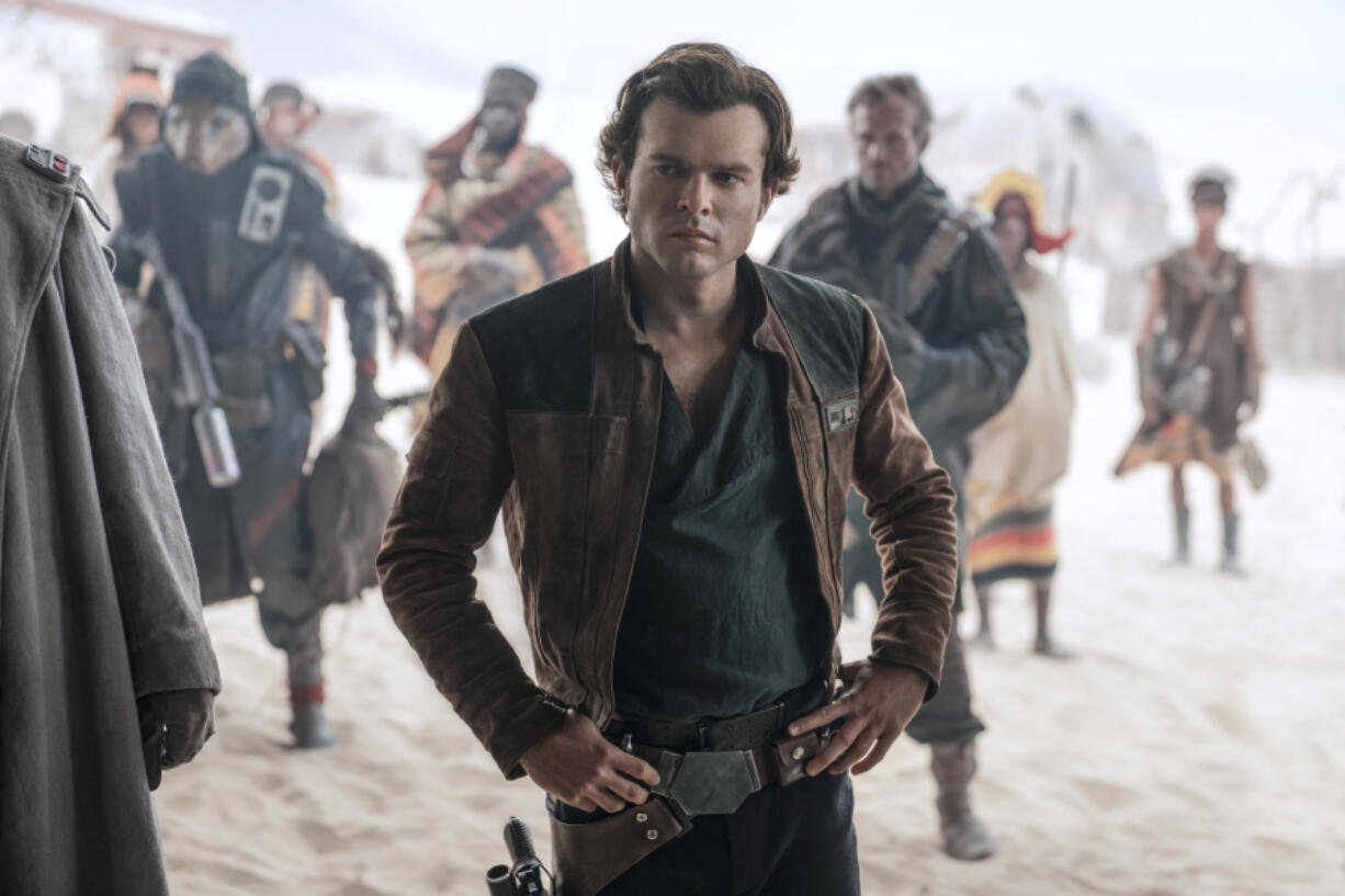 Alden Ehrenreich stars as Han Solo in “Solo: A Star Wars Story.” Jonathan Olley/Lucasfilm