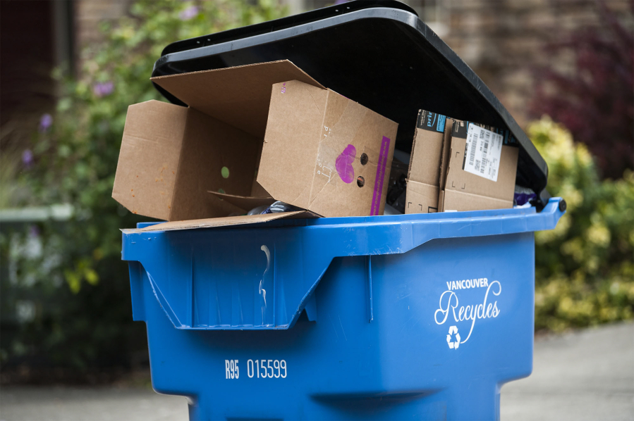 Yearlong program to spot-check recycling carts in Clark County