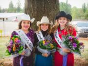 Clark County Fairgrounds: Princesses Rachel Sherrell, from left, Rebecca Merrill and Sarah Snyder were named to the Clark County Fair Court for the upcoming year.