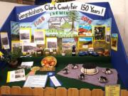 Clark County Fairgrounds: The award-winning Fargher Lake exhibit at the Clark County Fair put together by members of the Fargher Lake Grange.