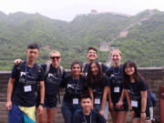 Camas: Camas High School Math, Science, Technology Magnet Program senior Kaitlin Beel, second from right, was one of 90 students who traveled to Beijing this summer through the Yale Young Global Scholars Program.