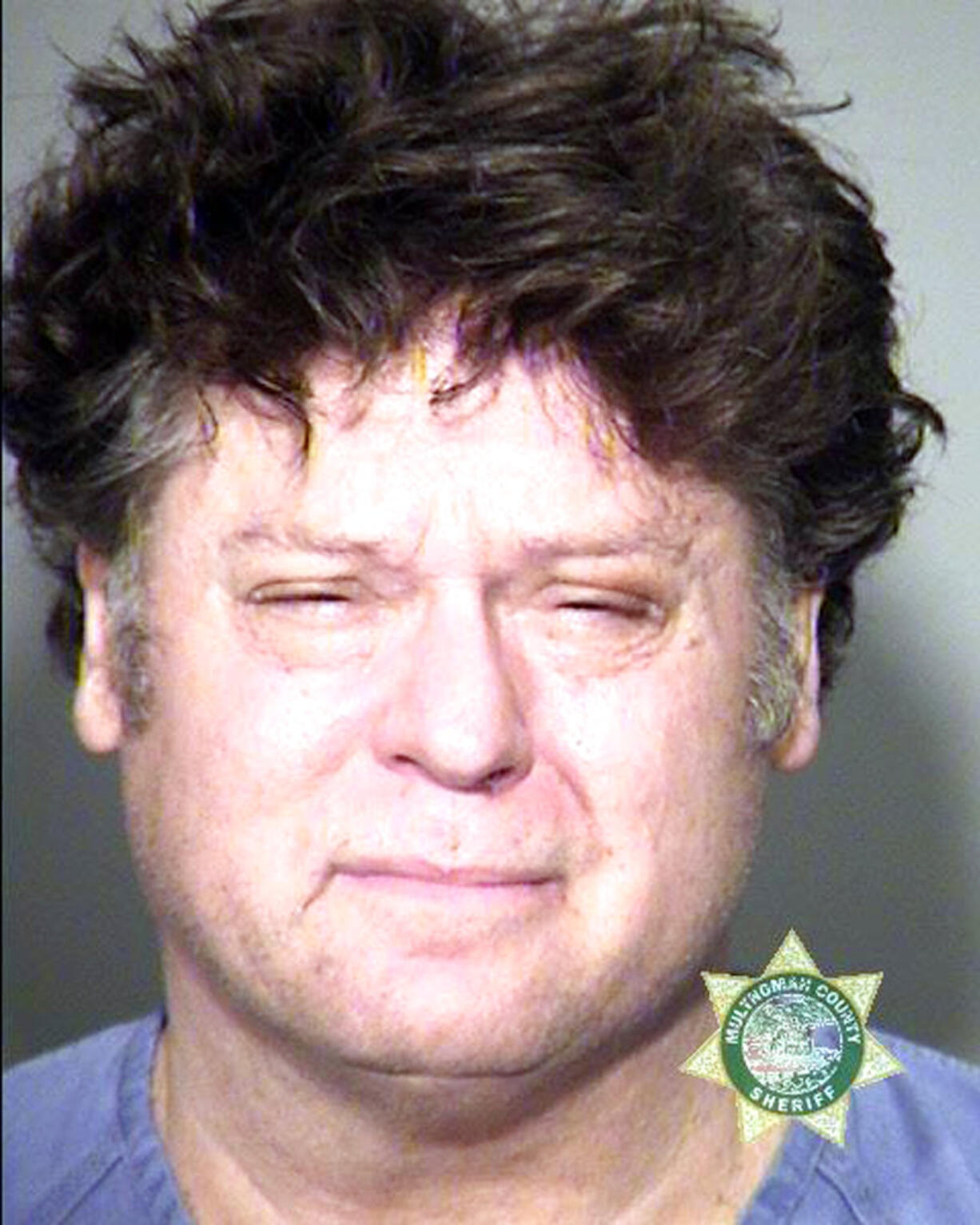 This undated photo provided by the Multnomah County Sheriff's office shows Timothy Mackley. Mackley has been arrested for murder after the body of an elderly woman that was found in the trunk of his car after a traffic stop Tuesday, Sept. 25, 2018.