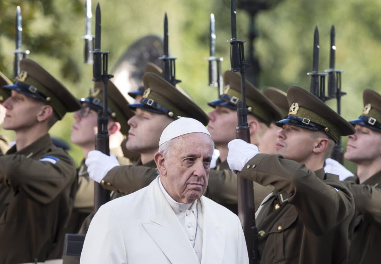 Pope Francis Addresses clergy taking training course