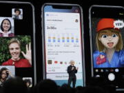 Apple CEO Tim Cook speaks during an announcement of new products at the Apple Worldwide Developers Conference in San Jose, Calif., in June.