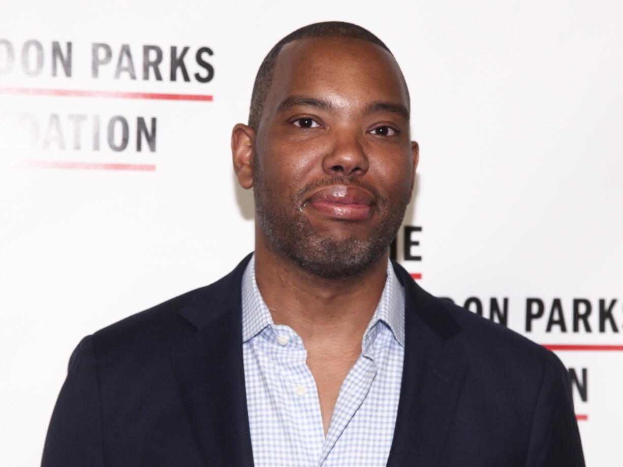 Author Ta-Nehisi Coates attends the The Gordon Parks Foundation Annual Awards Gala in New York. Coates’ “We Were Eight Years in Power” and Hala Alyan’s “Salt Houses” been named the winners of the annual Dayton Literary Peace Prize.