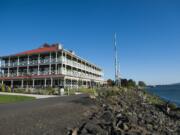 The McMenamins’ Kalama Harbor Lodge, seen here in August, opened earlier this year.