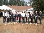 Fircrest: Some of the guests at the Salvation Army’s groundbreaking ceremony at its Northeast 112th Avenue campus.