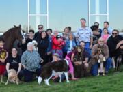 Barberton: Congregation Kol Ami members and their pets after a blessing of the animals Oct. 14 following the reading of Noah in the Torah.