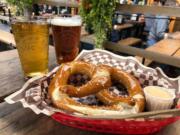 At Leavenworth’s Icicle Brewing Company, the pretzels are good, the beer is great and the people-watching is all the entertainment you need.