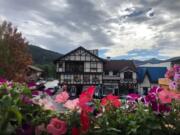 In Leavenworth, buildings are bedecked with wooden beams, family crests and gingerbread trim — or the trompe l’oeil version of them.