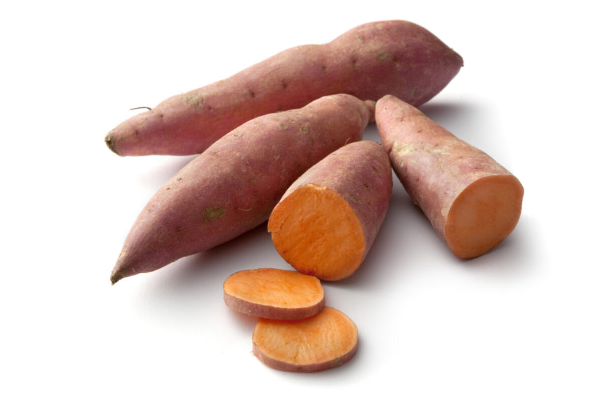 Sweet potatoes are rich in fiber, vitamins A and C, and potassium.