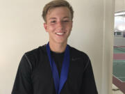 Johnny Hutley of Skyview won the 4A district singles title in a nearly 3-hour match, 6-3, 3-6, 7-5 on Saturday, Oct. 20, 2018 at Club Green Meadows.