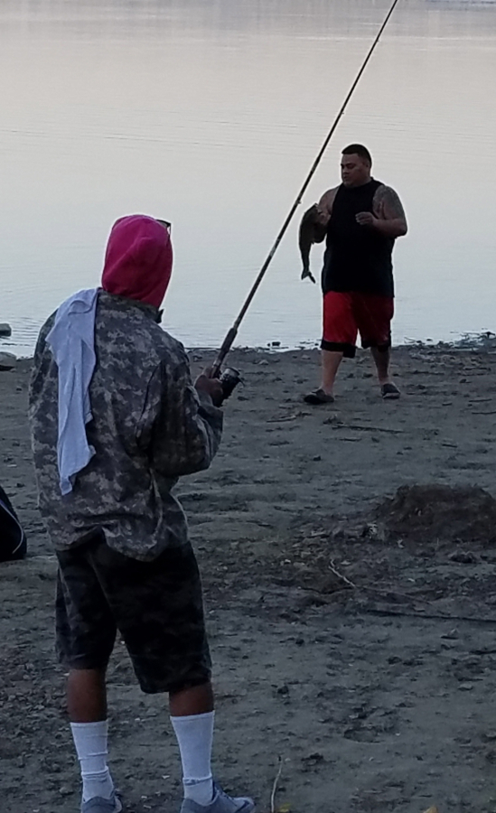 Fishermen are catching good numbers of sizable carp near the entrance of Vancouver Lake’s flushing channel.