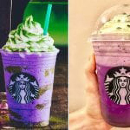 Starbucks Halloween Witch's Brew Frappuccino