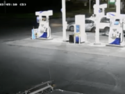 The Woodland Police Department is asking for the public’s help in identifying the suspect of a hit-and-run crash early Thursday morning at a gas station.